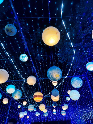 Gratitude Sky suspended installation
