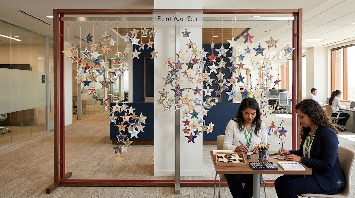 Paint your star installation in the office