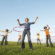 Flow artist leading a movement workshop